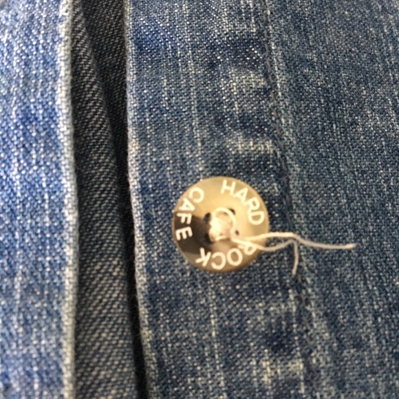 VTG Hard Rock Cafe Key West Denim Tank - Picture 6 of 8